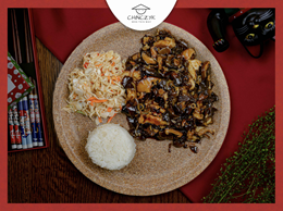 Kurczak z Grzybami Azjatyckimi