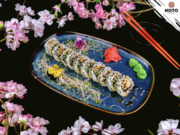 Uramaki Łosoś Pieczony